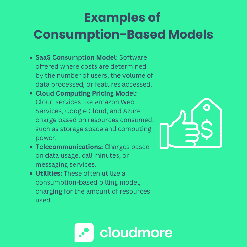 Consumption-Based Models Examples