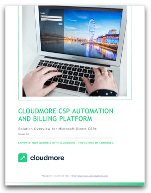 Cloudmore CSP Solution Brief Cover