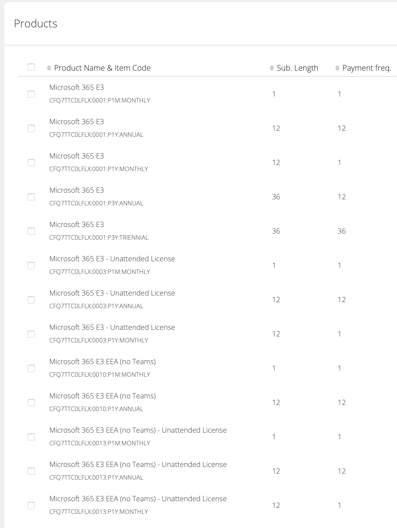 Microsoft end of product price list