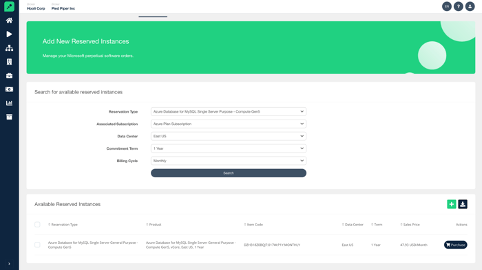 Provision Reserved Instances