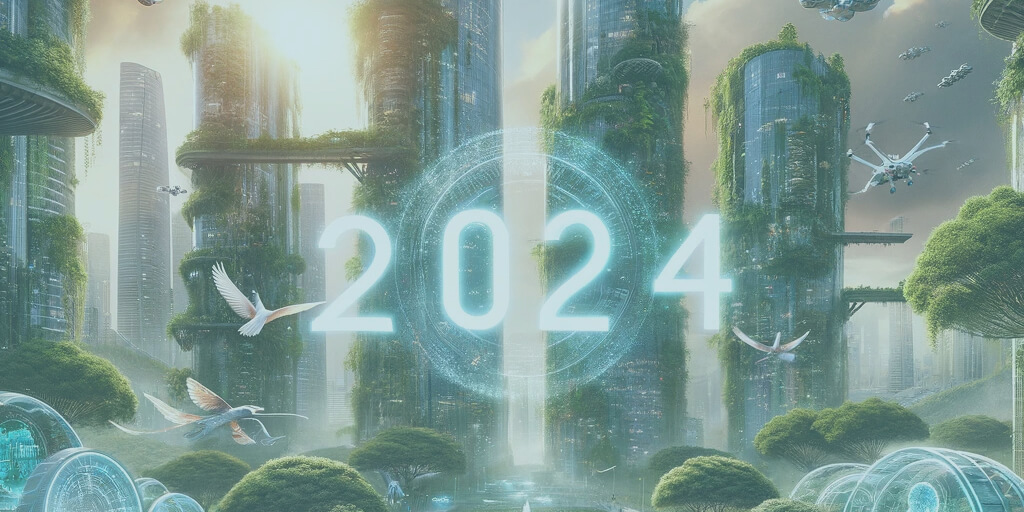 round-up of some of the leading tech themes for 2024